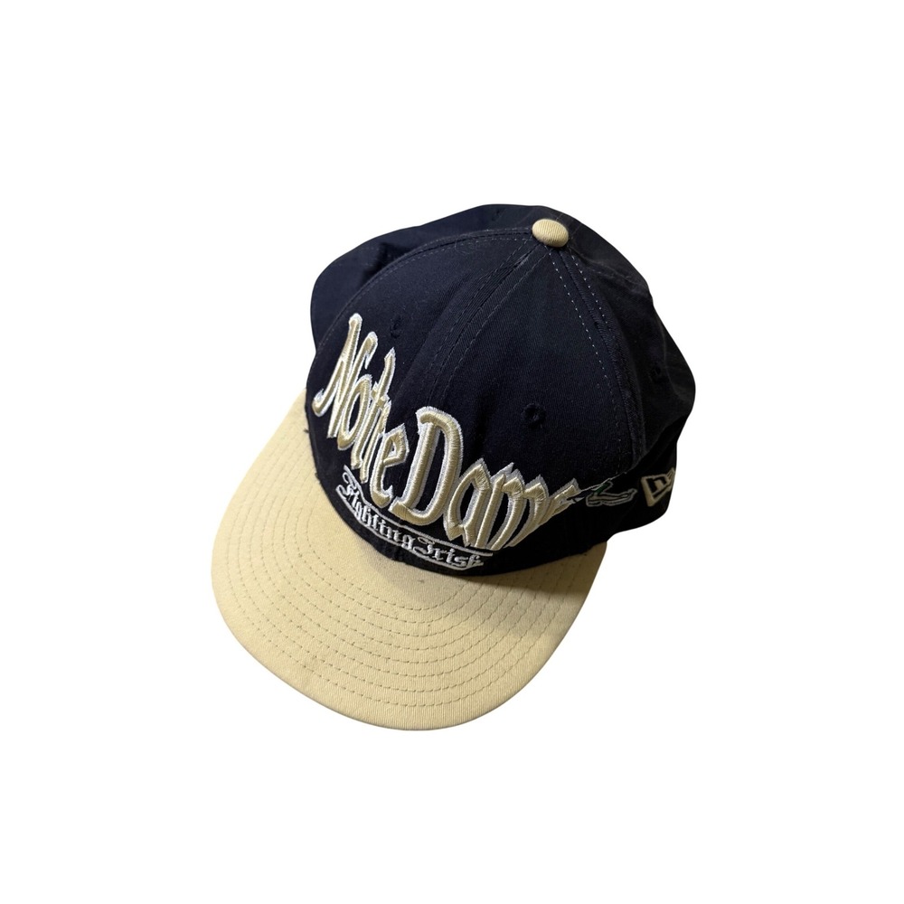 Vintage Style 90s New Era Notre Dame Hat Fighting Irish 9FIFTY Snapback Cap